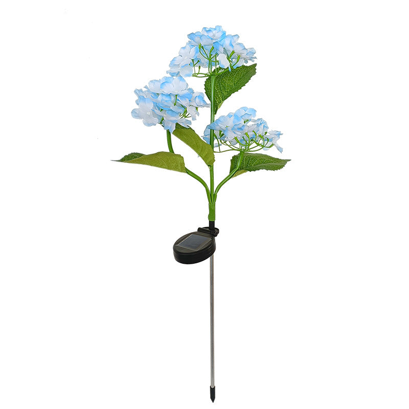 Solar Simulation Hydrangea Light for Outdoor Decor