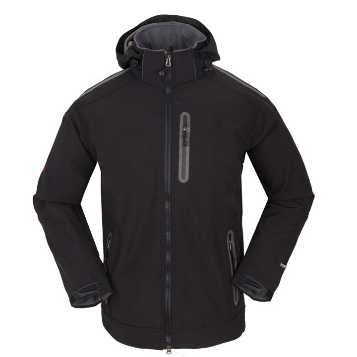 Softshell Jacket with Composite Fleece Material