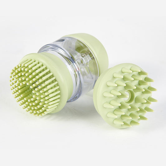 New Pet Bath Brush, Silicone Massage Grooming Tool