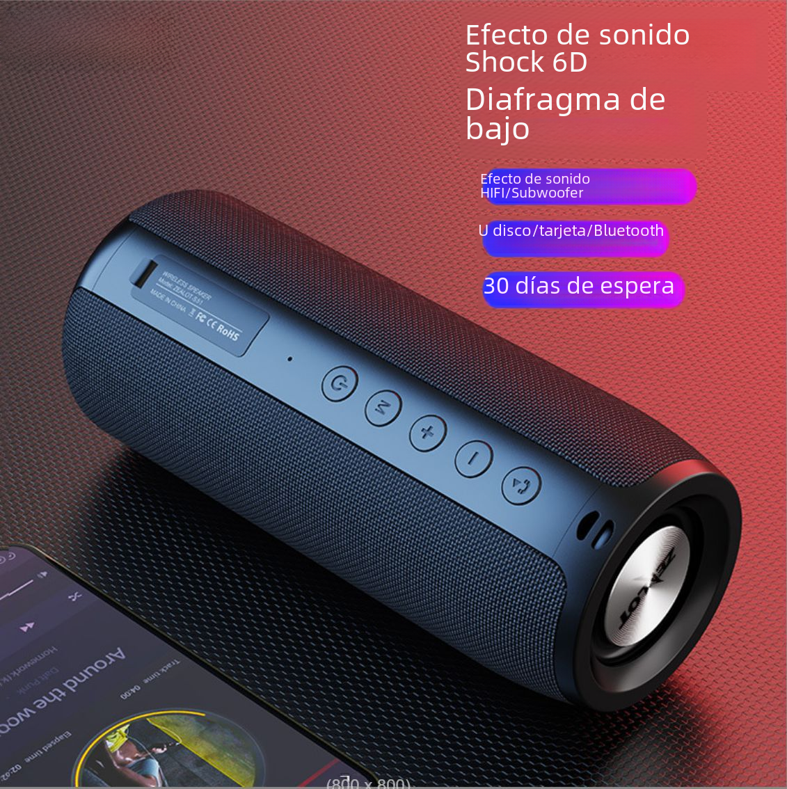 ZEALOT S51 Portable Outdoor Bluetooth Speaker with Bass