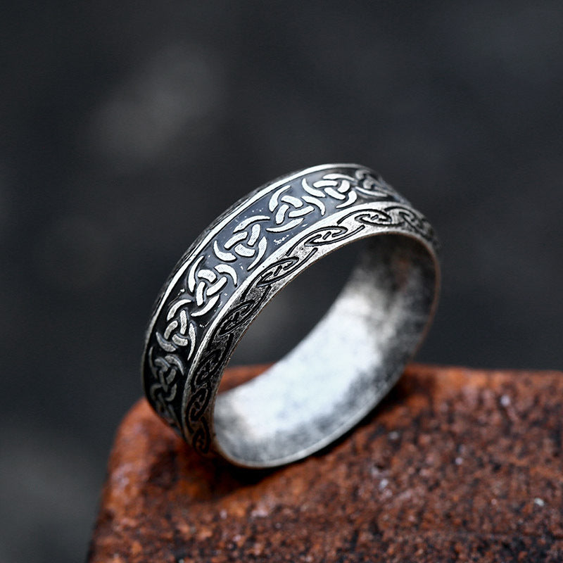 Retro Stainless Steel Titanium Steel Fashion Ring
