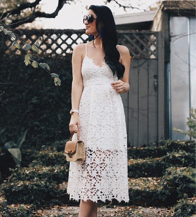 Summer Women's Lace Sleeveless Blue Bohemian Dress