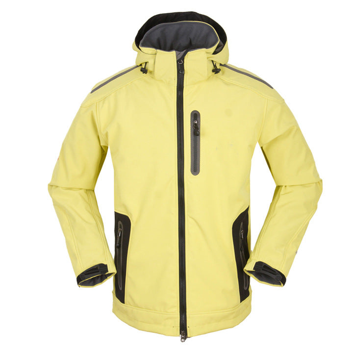 Softshell Jacket with Composite Fleece Material