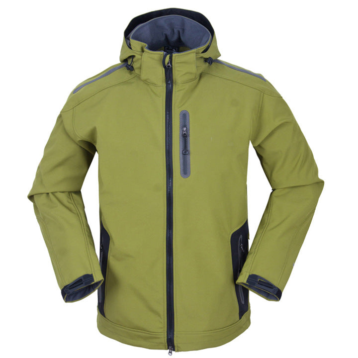 Softshell Jacket with Composite Fleece Material