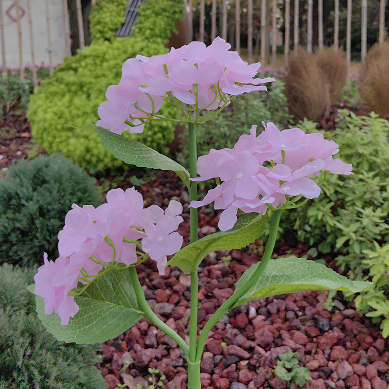 Solar Simulation Hydrangea Light for Outdoor Decor